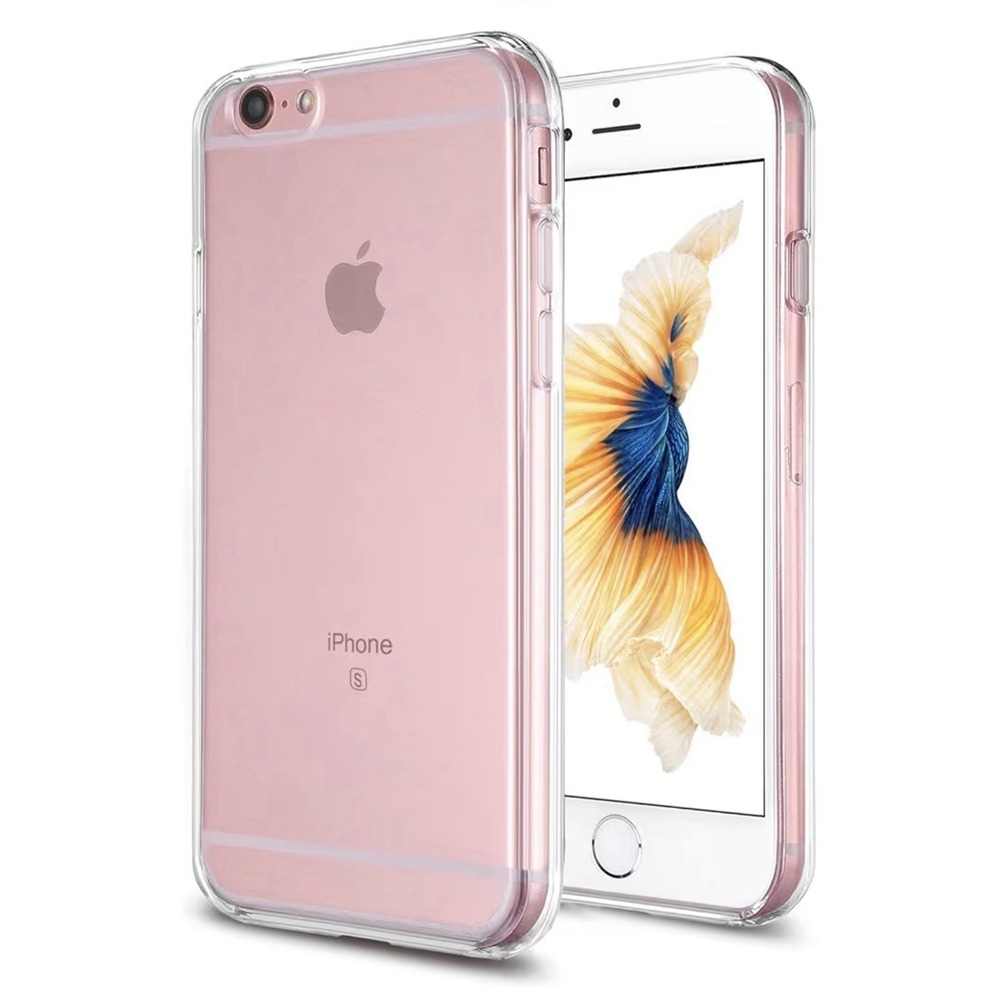 For Apple IPhone 6 / 6S / 6 Plus / 6S Plus Clear Rubber TPU Cover Phone Case